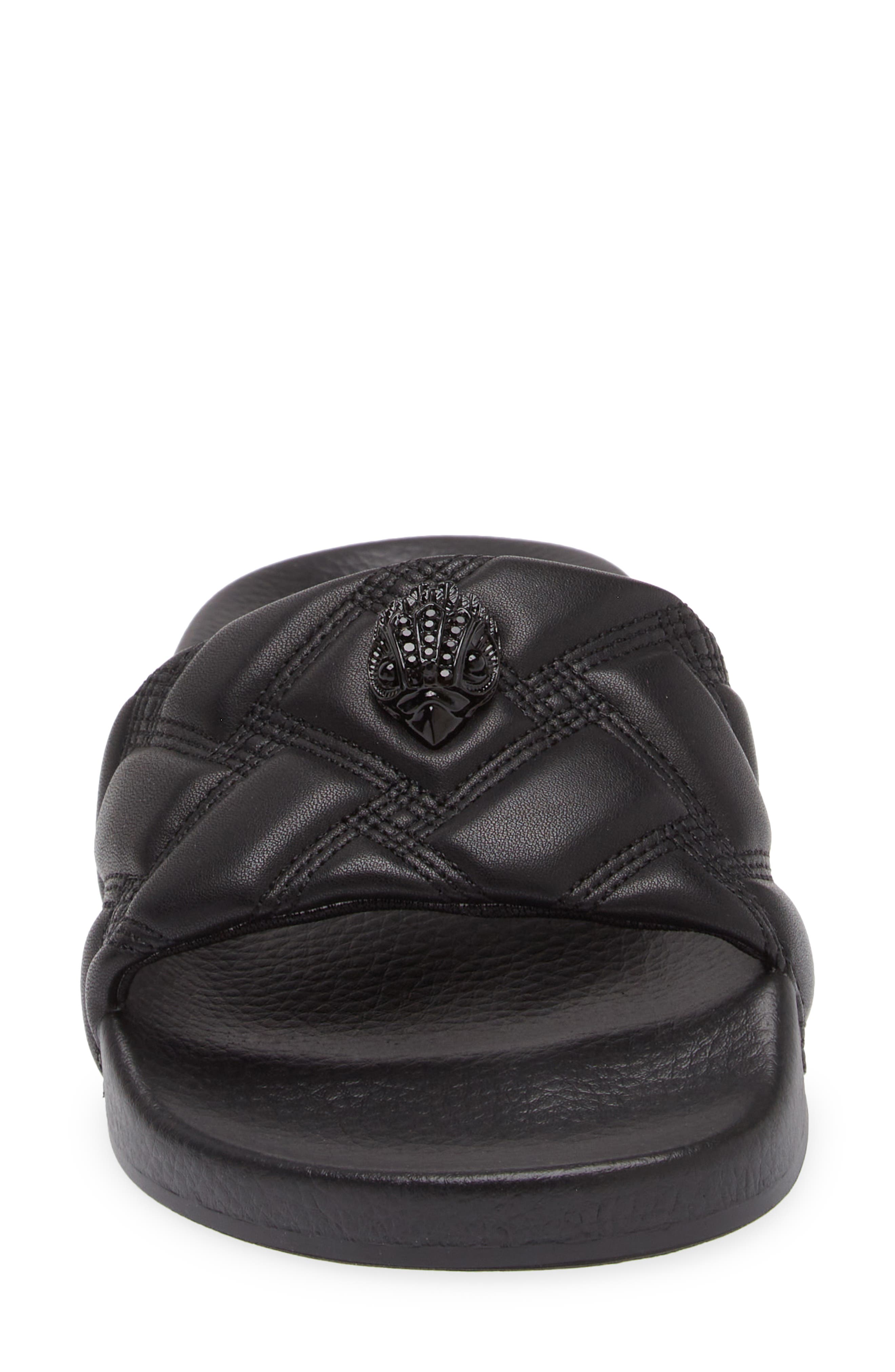 Kurt Geiger London Meena Eagle Slide Sandal, Alternate, color, Black