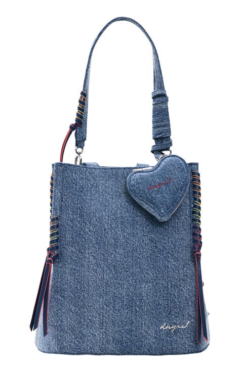 Mini Denim Backpack