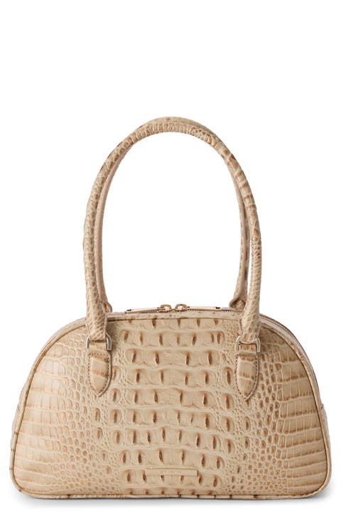 Angie Leather Barrel Bag