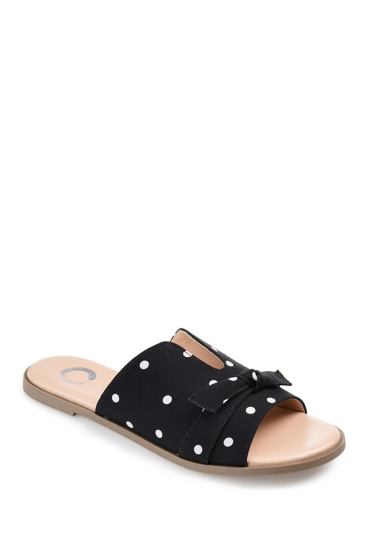 JOURNEE Lillian Bow Slide Sandal, Main, color, 