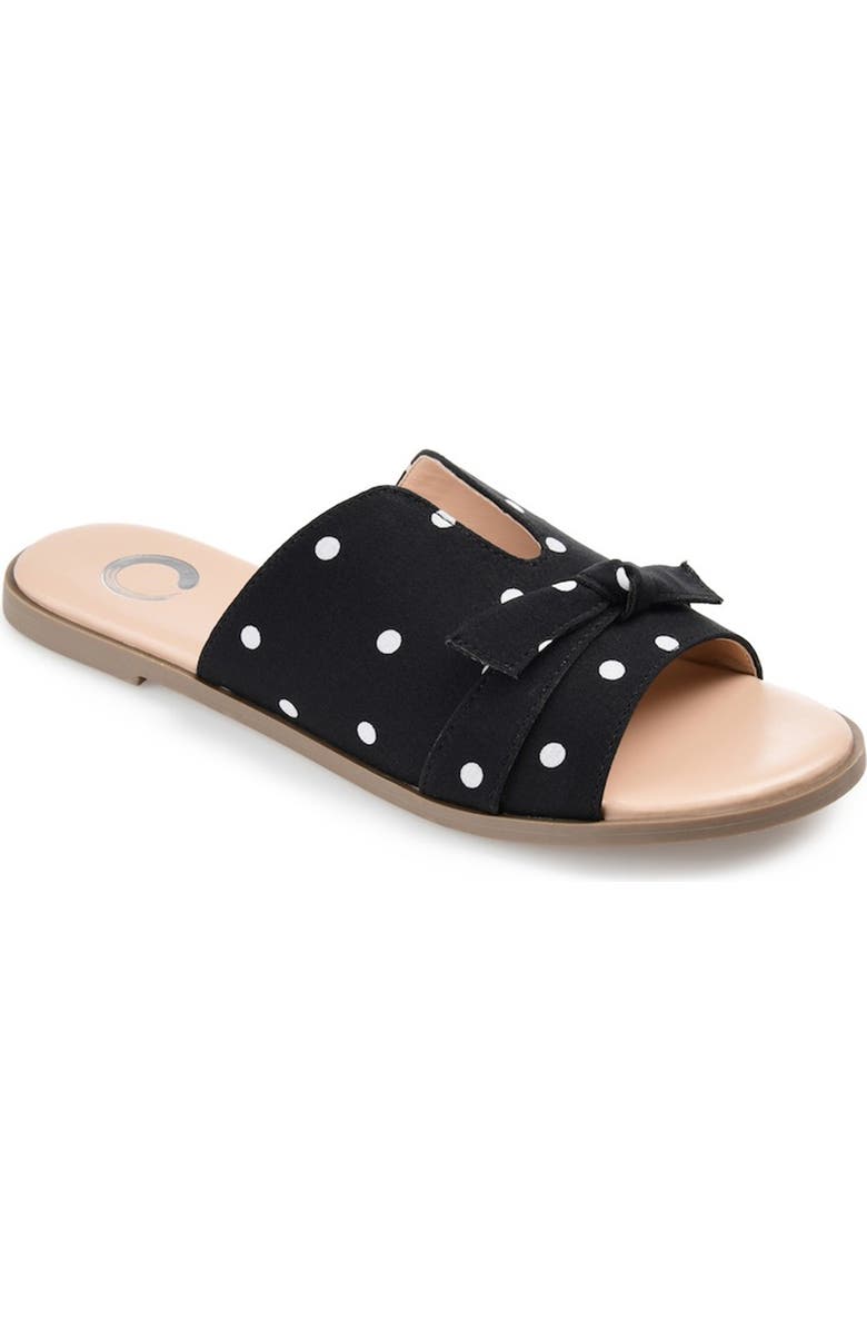 JOURNEE Lillian Bow Slide Sandal, Main, color,