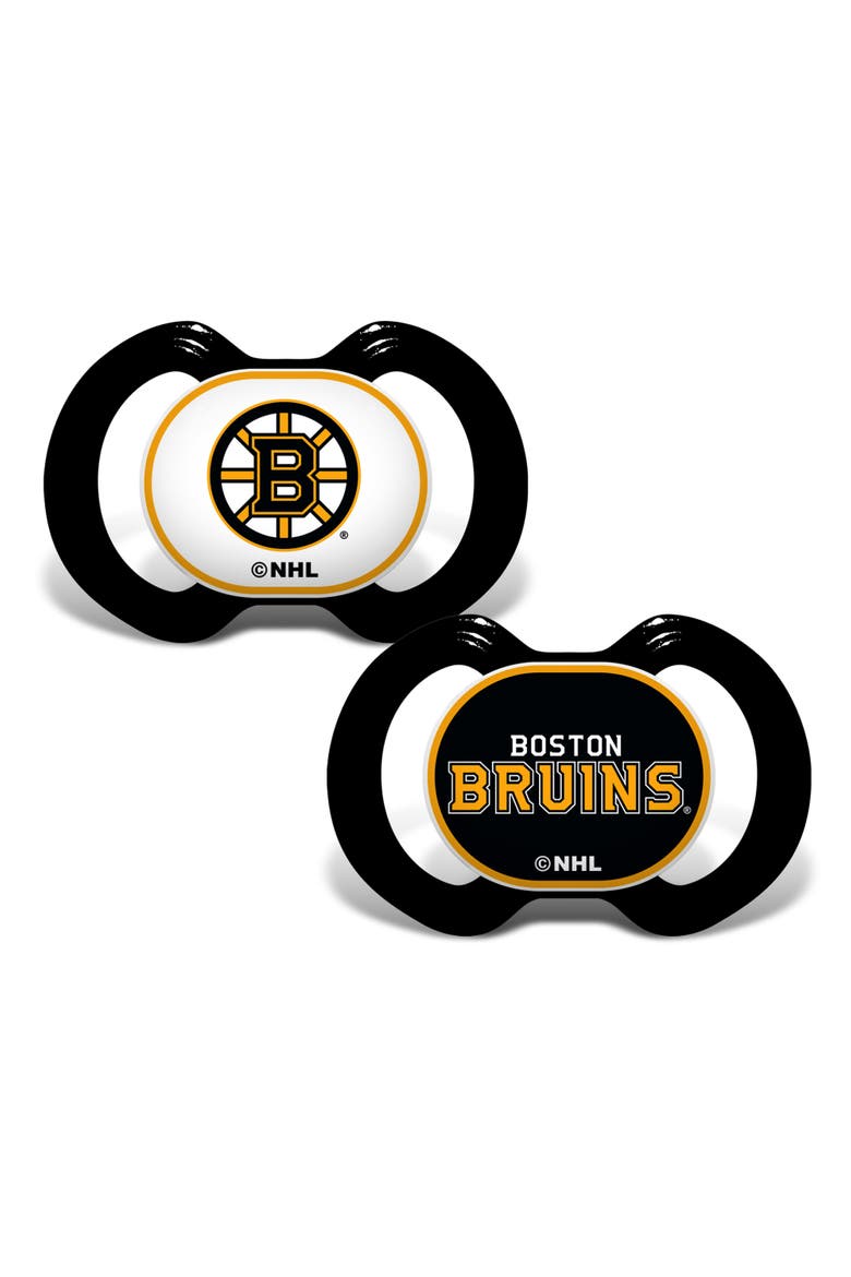 Boston Bruins Pacifier 2-Pack, Main, color, Multicolor