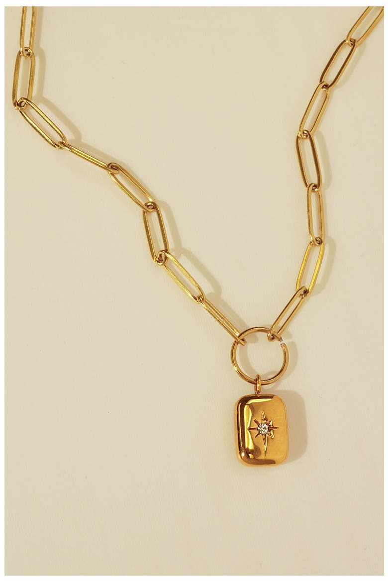 Larisa Pendant Necklace, Alternate, color, GOLD