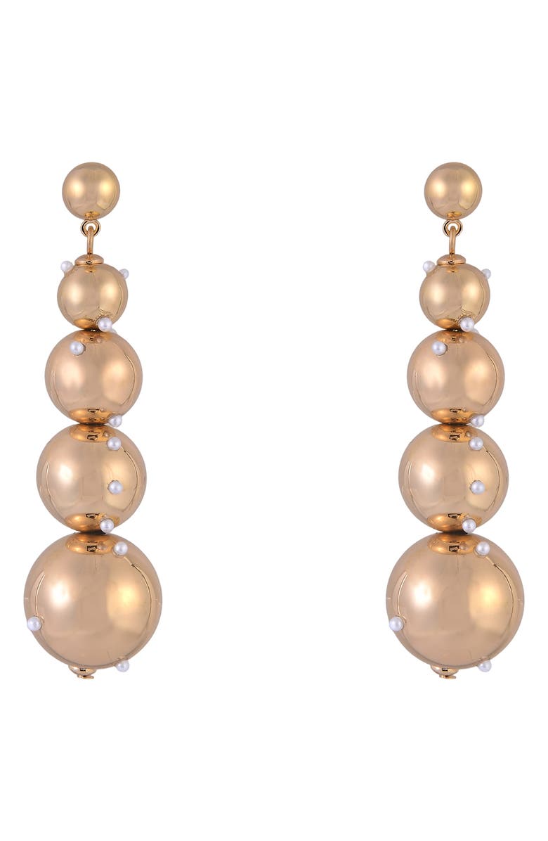 Laundry by Shelli Segal Crystal Bead Drop Earrings, Alternate, color,