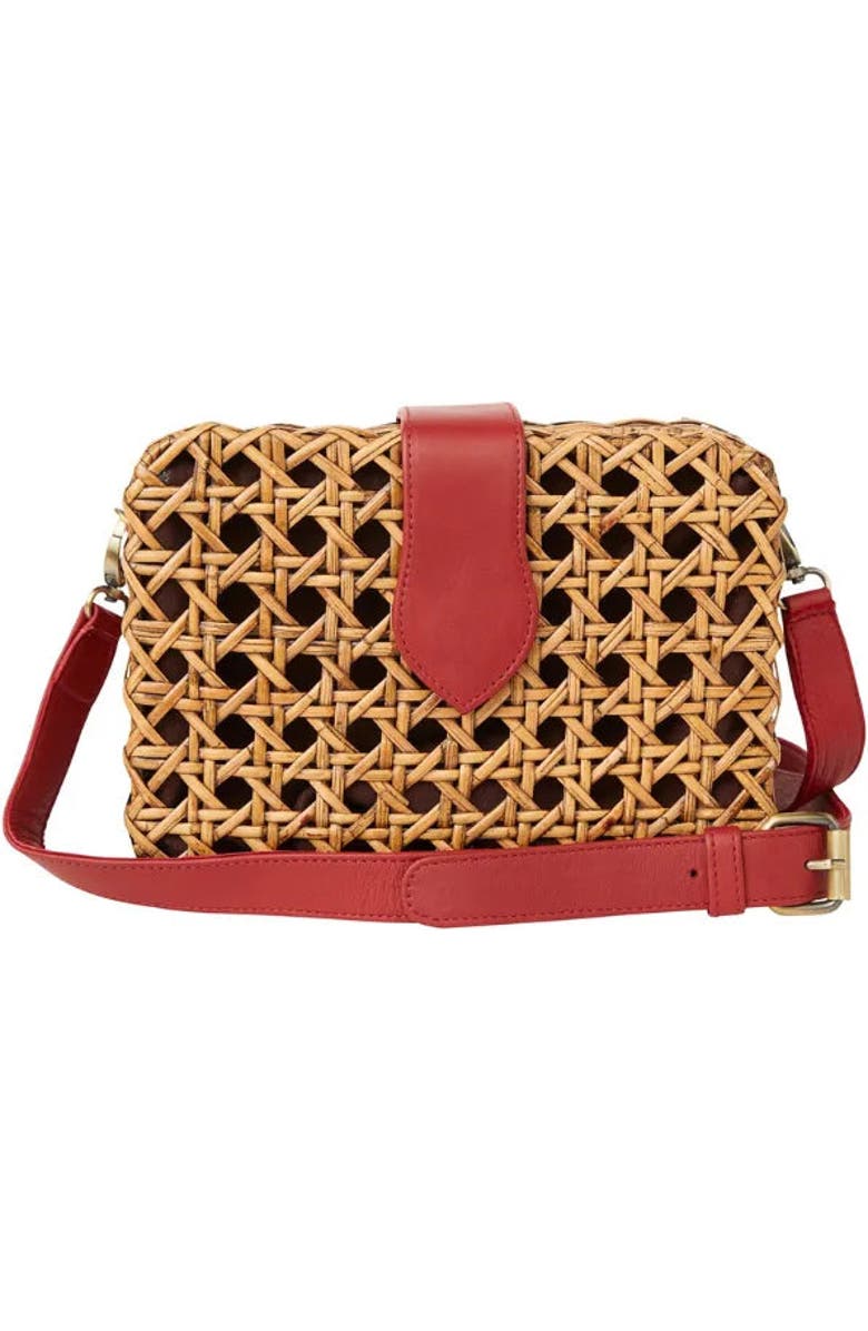 Sarah Stewart The Waverly Wicker Handbag, Alternate, color, Distress Chain