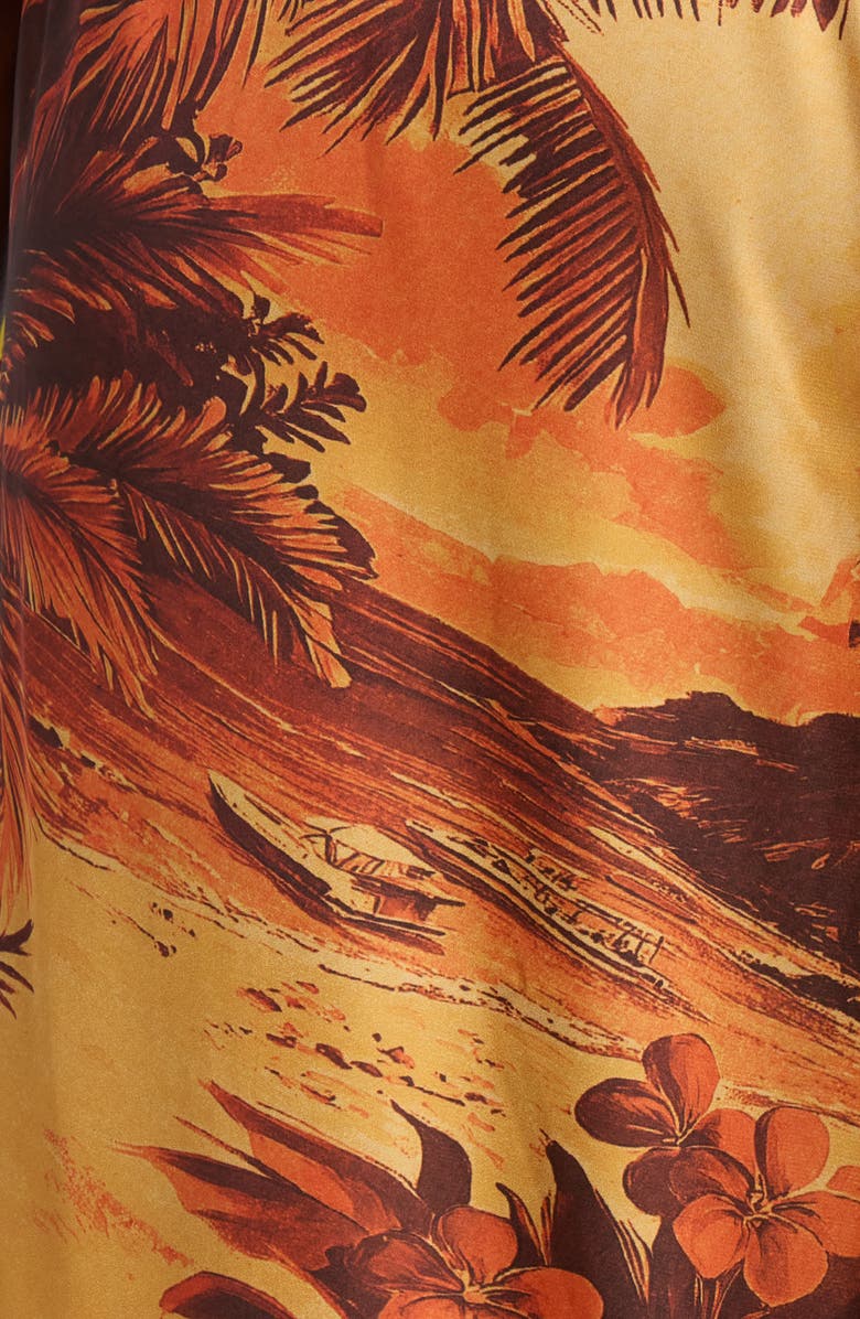 Kulani Kinis Drawstring Cover-Up Resort Pants, Alternate, color, Vintage Vacay