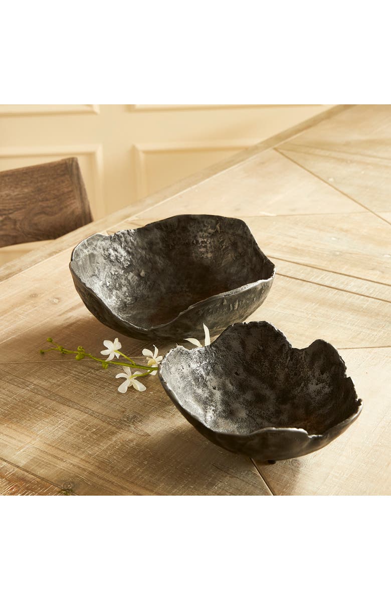 Napa Home & Garden Roland Organic Decorative Bowls Set of 2, Alternate, color, Gray