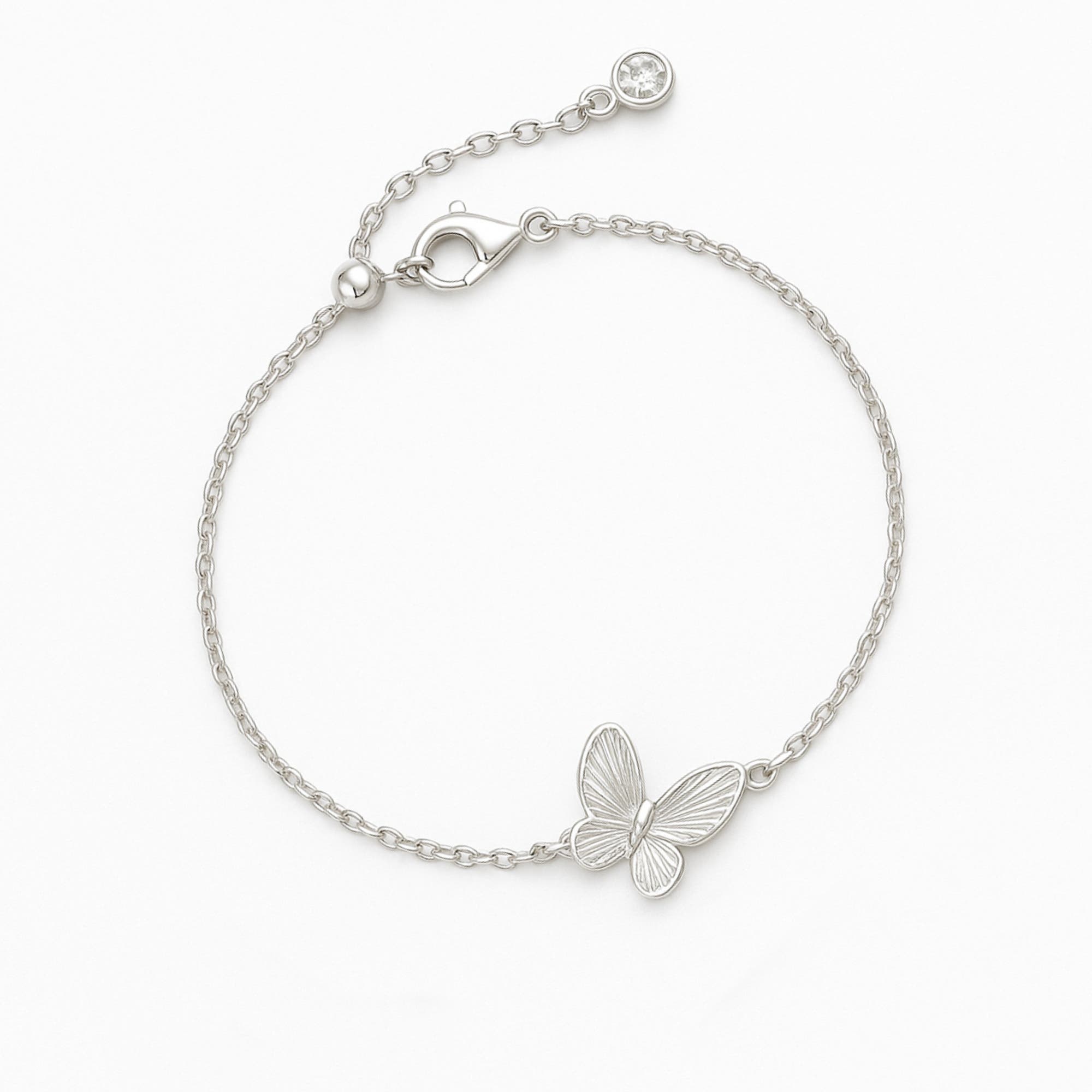 Donatello Gian Crystal Butterfly Bracelet In Brown