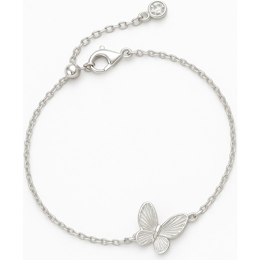 Donatello Gian Crystal Butterfly Bracelet In Brown