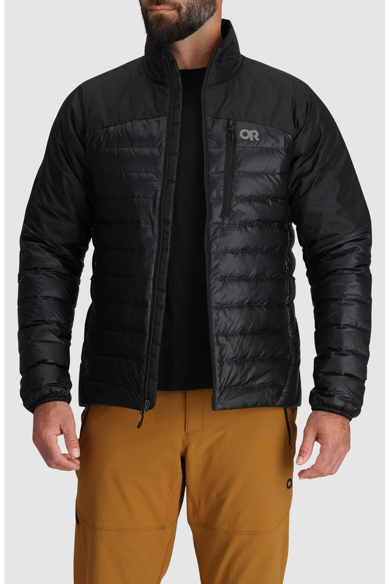 Helium 800 Fill Power Down Jacket, Main, color, BLACK