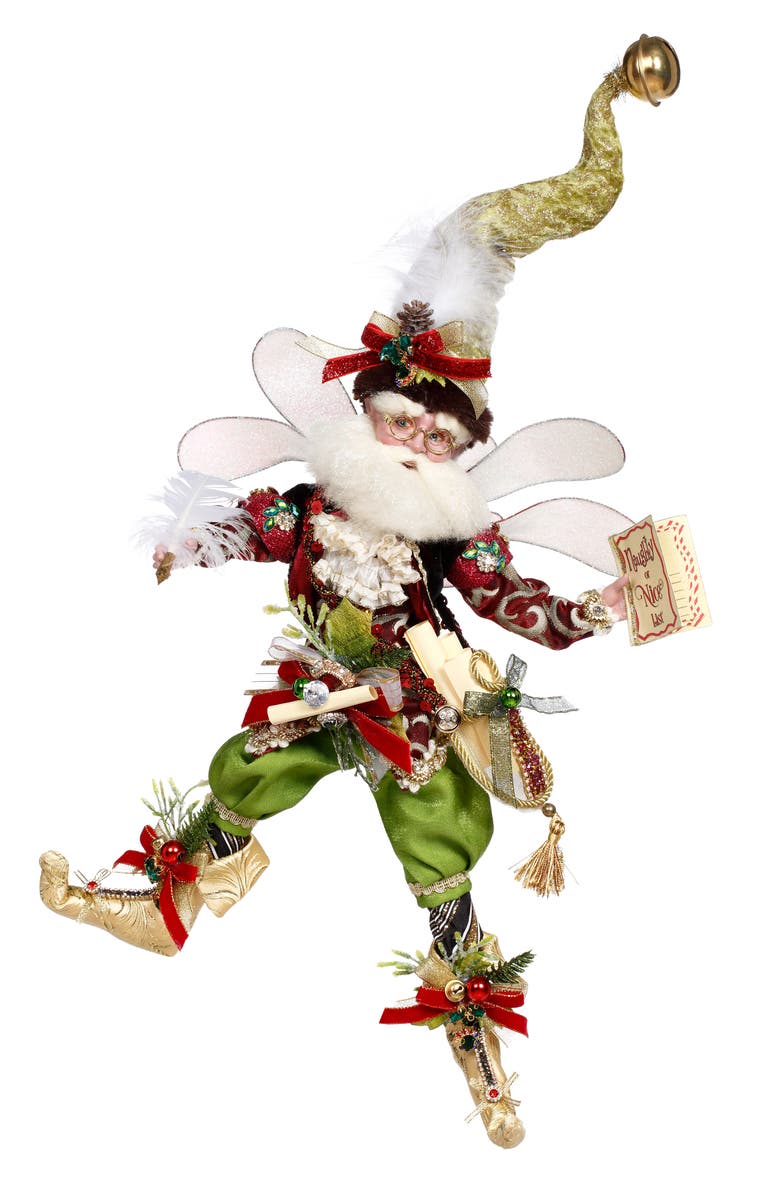 Mark Roberts Naughty or Nice Fairy, Medium, Main, color, Pistachio Green
