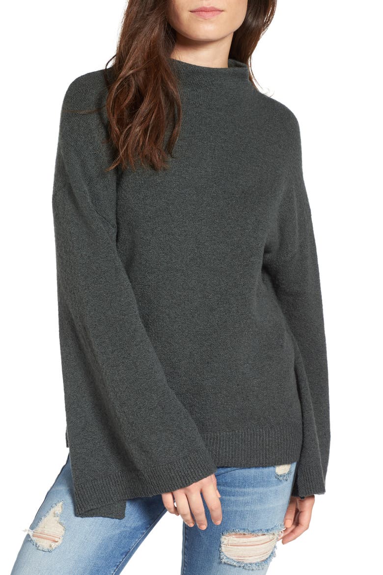 Dolman Sleeve Sweater, Main, color, GREY URBAN