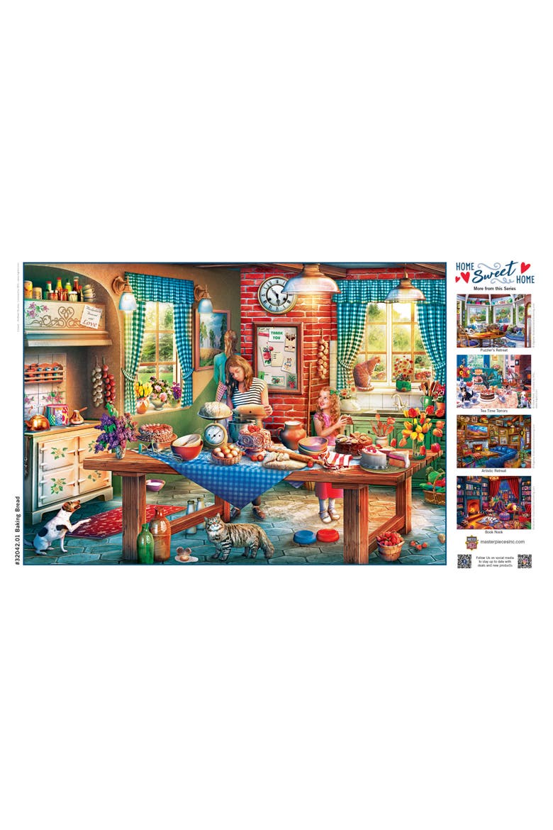 Baking Bread 500 Piece Jigsaw Puzzle, Alternate, color, Multicolor