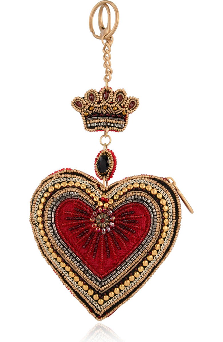 Mary Frances Accessories High Court Coin Purse, Main, color, Red