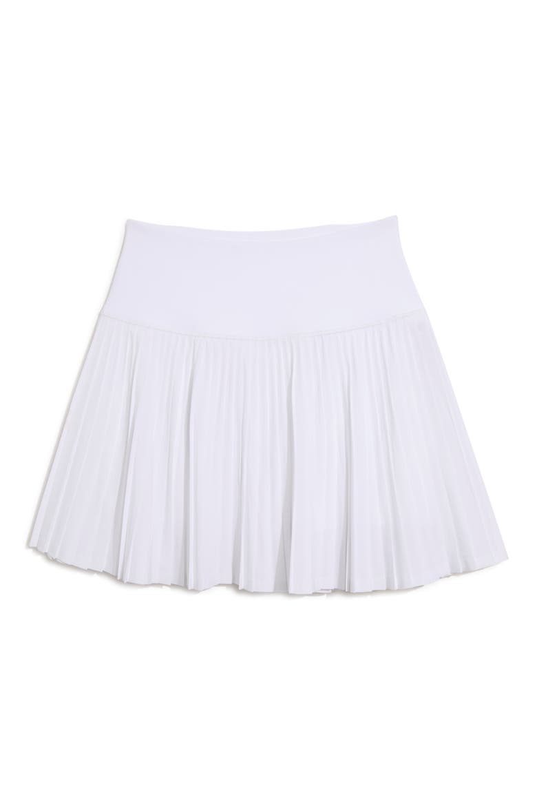 Pleated Skort, Alternate, color, WHITE CAP