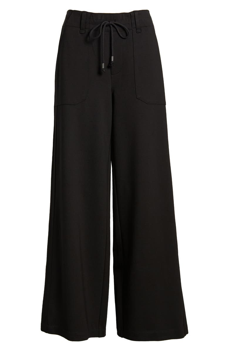 Wit & Wisdom 'Ab'Leisure Drawstring High Waist Wide Leg Ponte Pants, Alternate, color, 