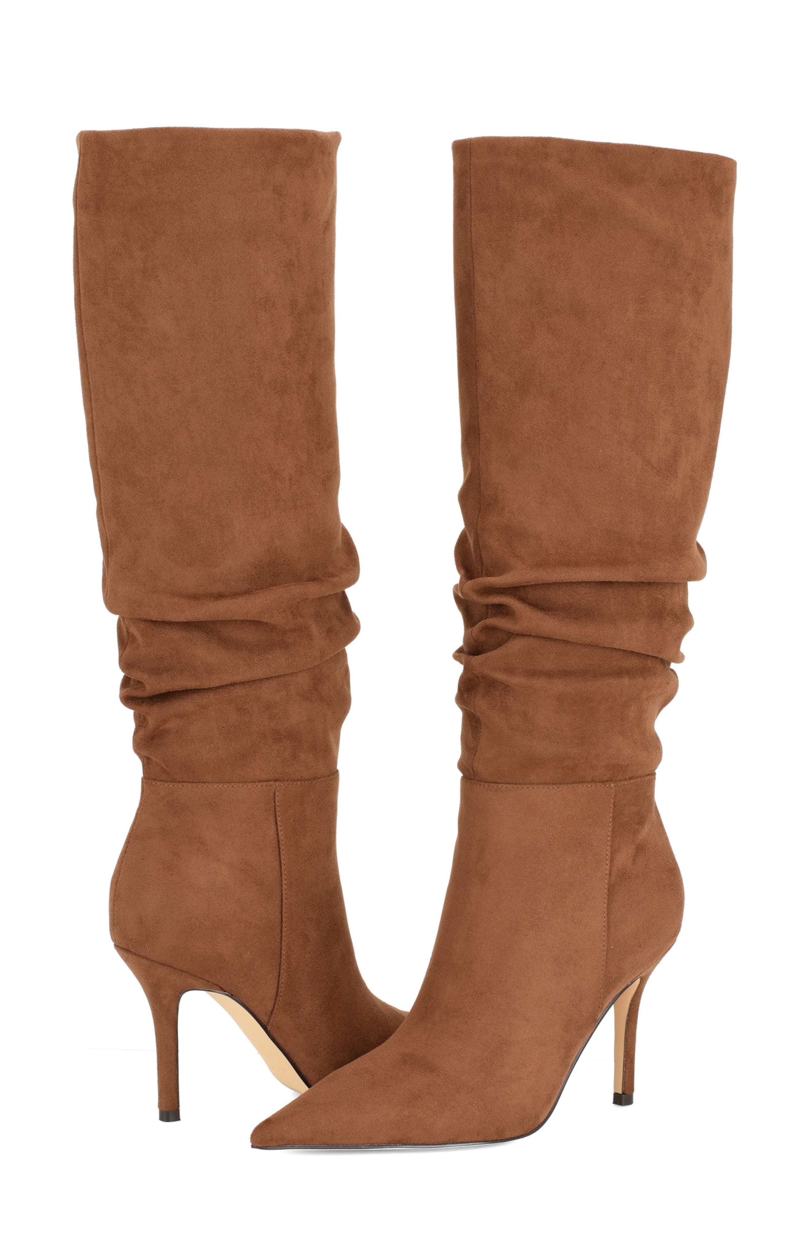 Giorah Wide Calf Tall Boot, Alternate, color, DARK NATURAL