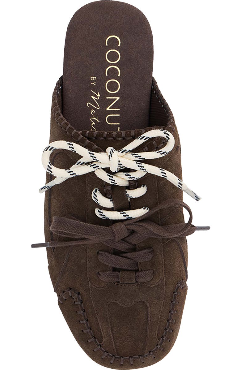 Coconuts by Matisse Devyl Lace-Up Mule, Alternate, color, Choco