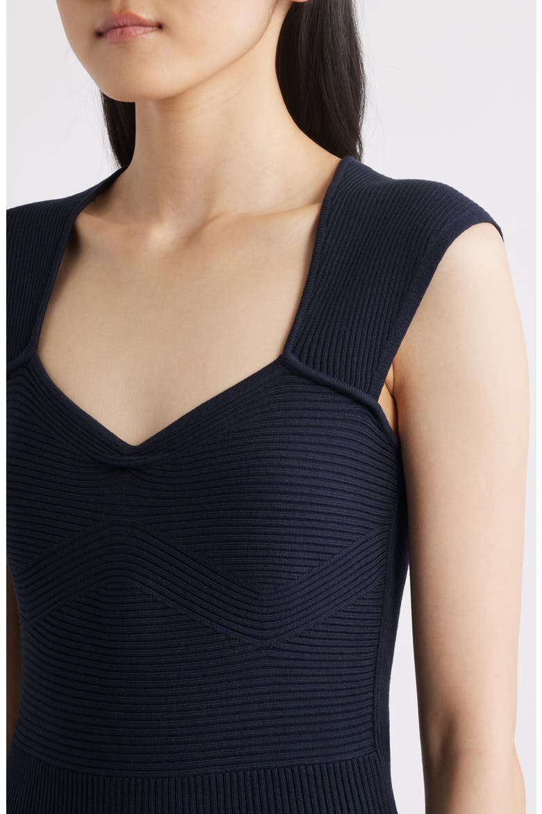 Forberts Rib Body-Con Dress, Alternate, color, DK BU