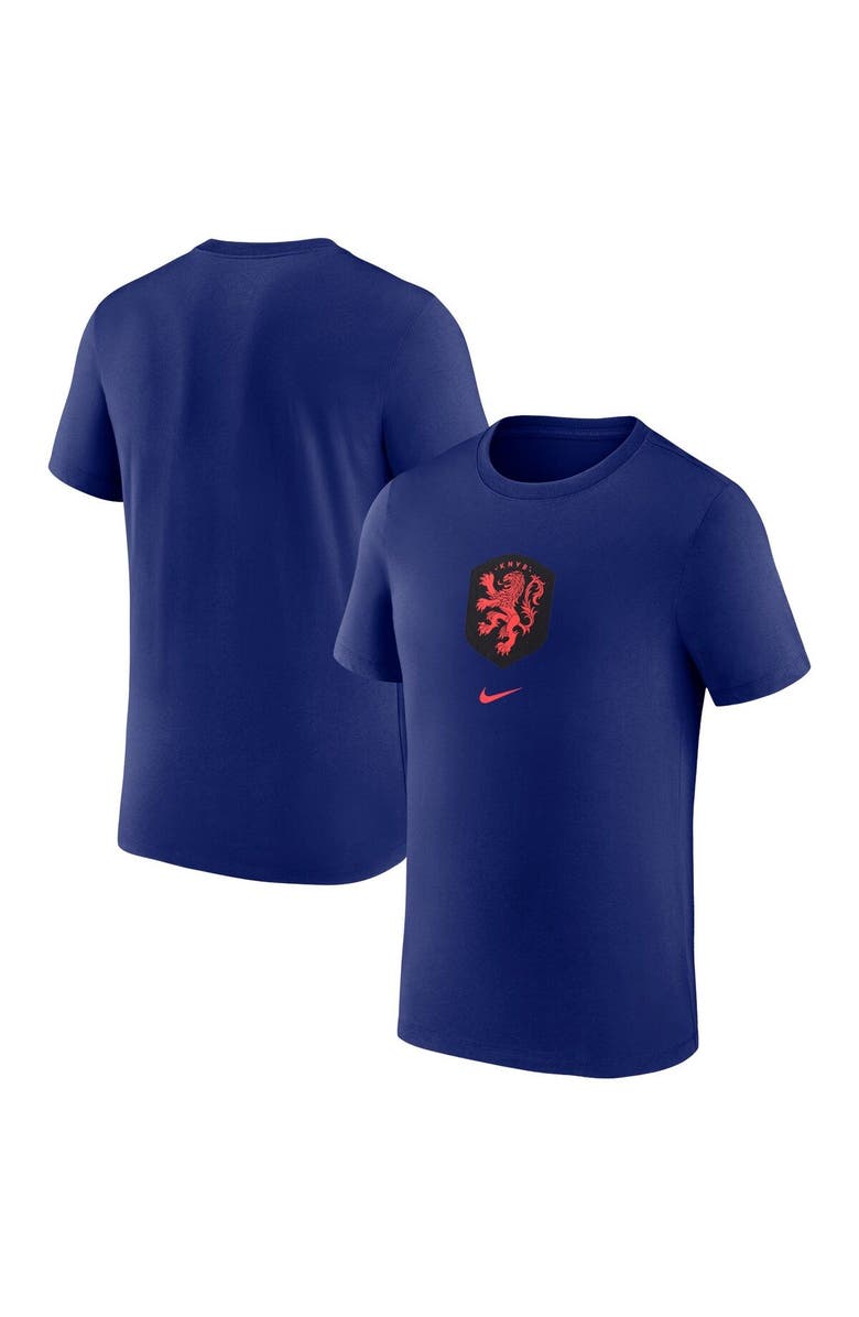 Nike Men's Nike Blue Netherlands National Team Crest T-Shirt, Main, color,