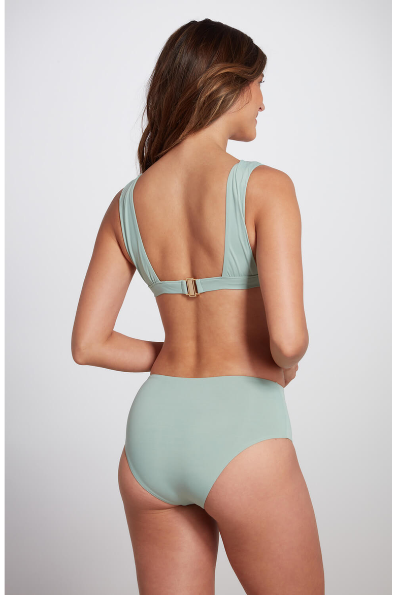 Serena Hipster Bikini Bottom, Alternate, color, Sage Green
