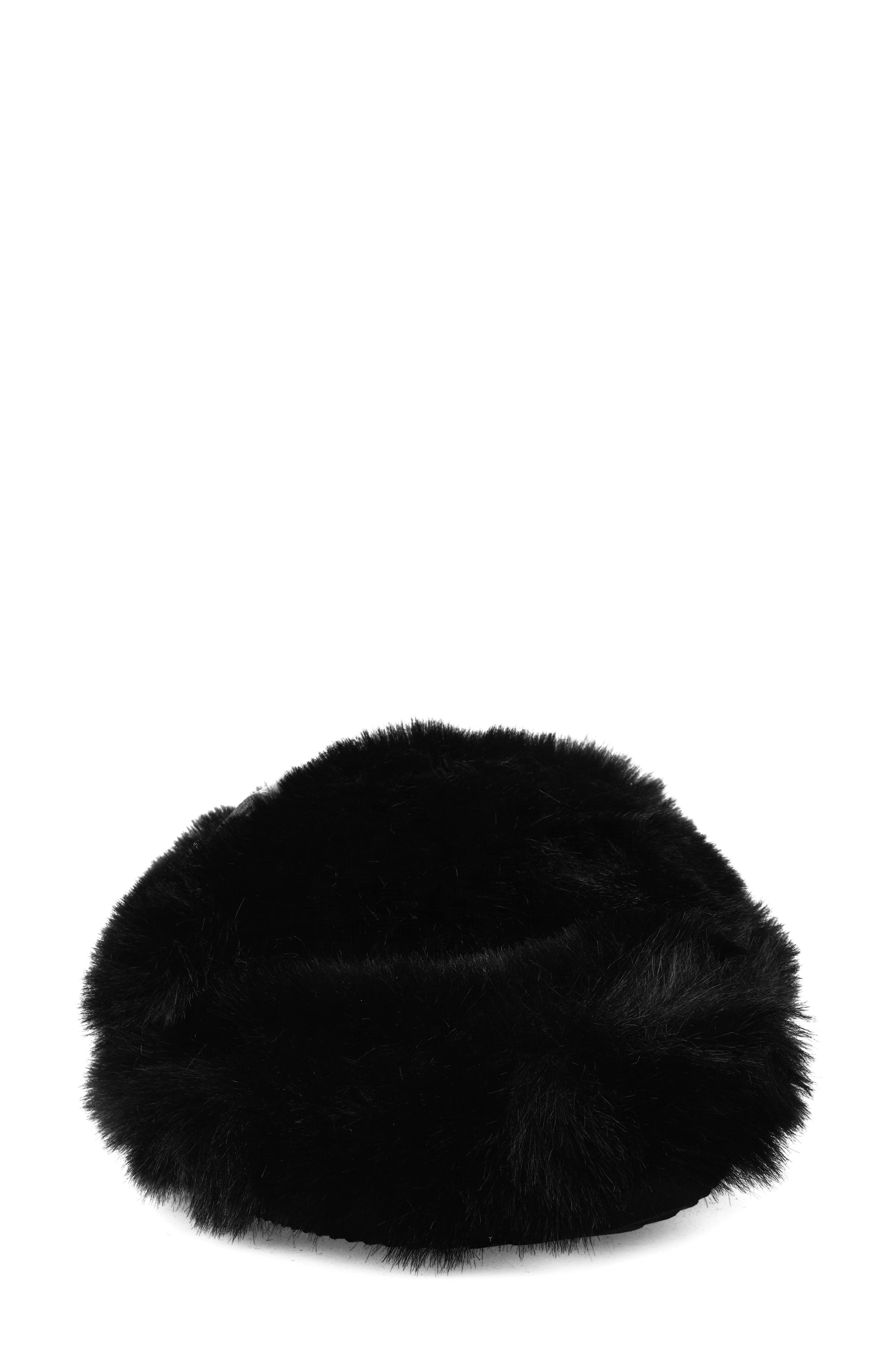 Artisan Crafted By Zigi Zaytina Faux Fur Slide Sandal, Alternate, color, Blk Faux O