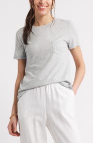 Caslon® Cotton & Modal T-Shirt
