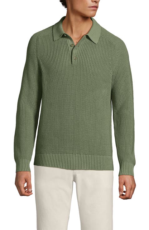 Long Sleeve Drifter Polo Sweater