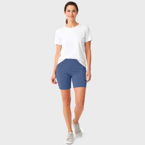 Womens Soft 100% Cotton Bike Short