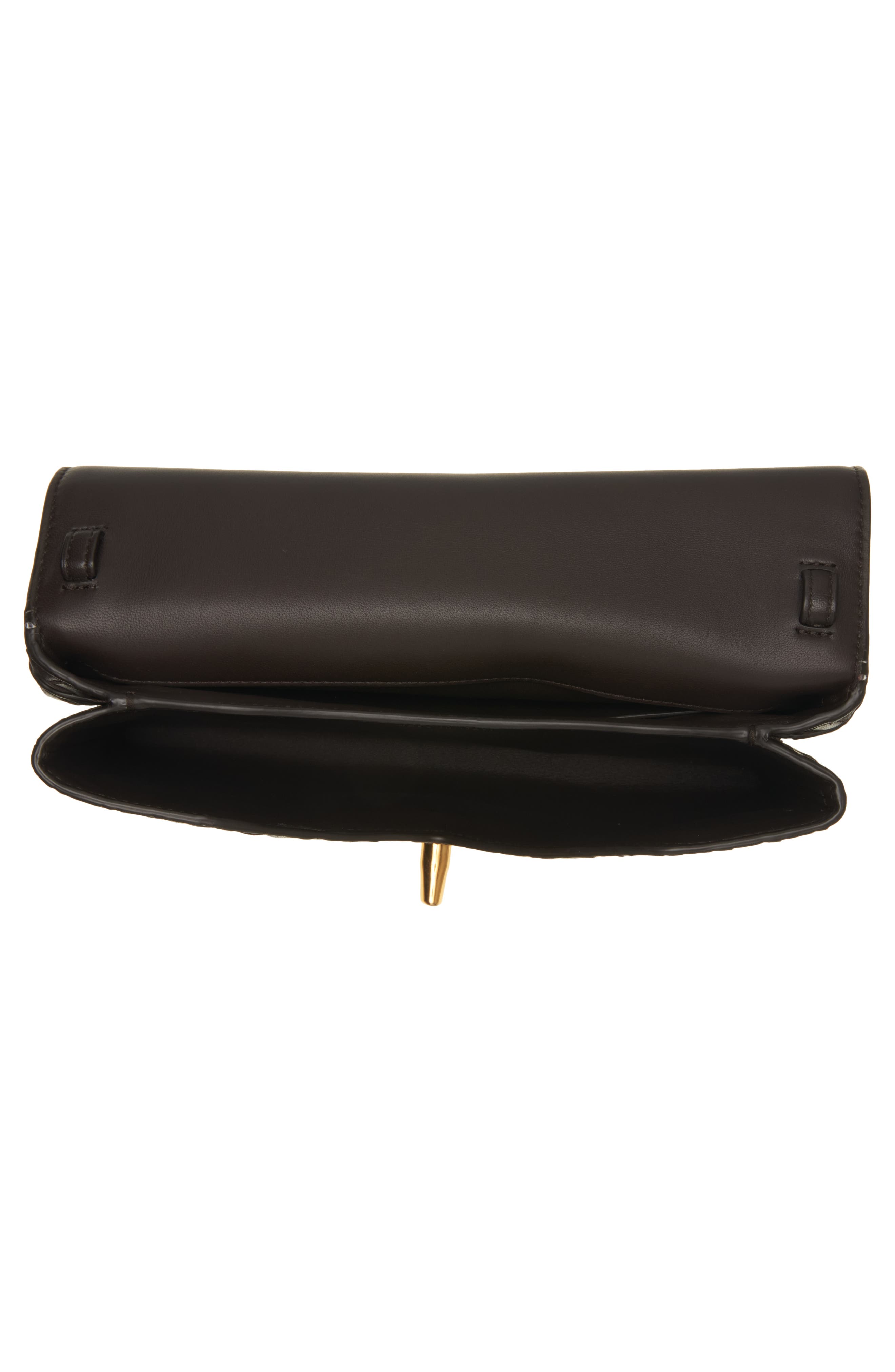 Bottega Veneta Knot Lock Intrecciato Leather Shoulder Bag, Alternate, color, 