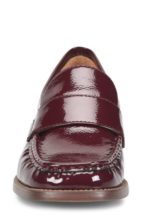 Korks Frey Patent Loafer In Brown