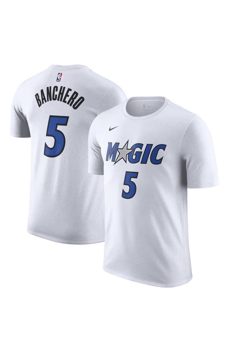 Nike Men's Nike Paolo Banchero White Orlando Magic Association Edition Name & Number T-Shirt, Main, color, White