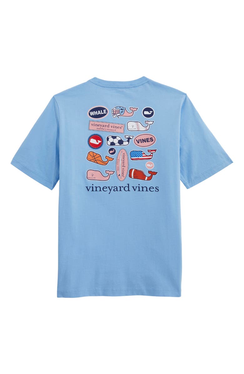 vineyard vines Kids' Whale Cotton Graphic Pocket T-Shirt, Alternate, color, 