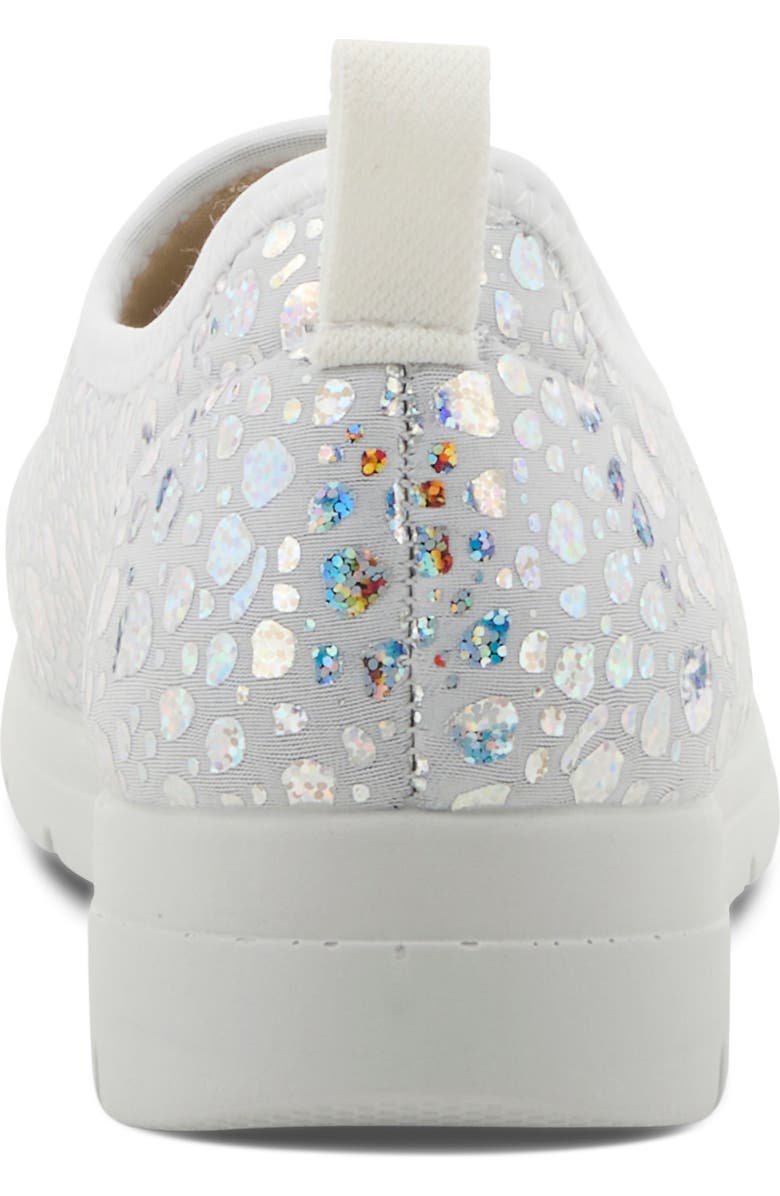 Flexus by Spring Step Anisia Slip-On Sneaker, Alternate, color, Silver Croco