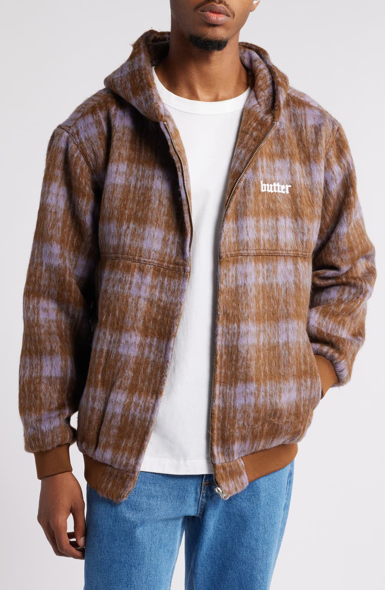 Butter Goods HEAVY PLAID WORK JACKET, Main, color, 