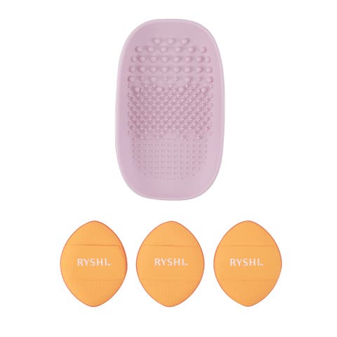 Precision & Care Beauty Bundle Finger Beauty Blenders + Brush Cleaning Tool