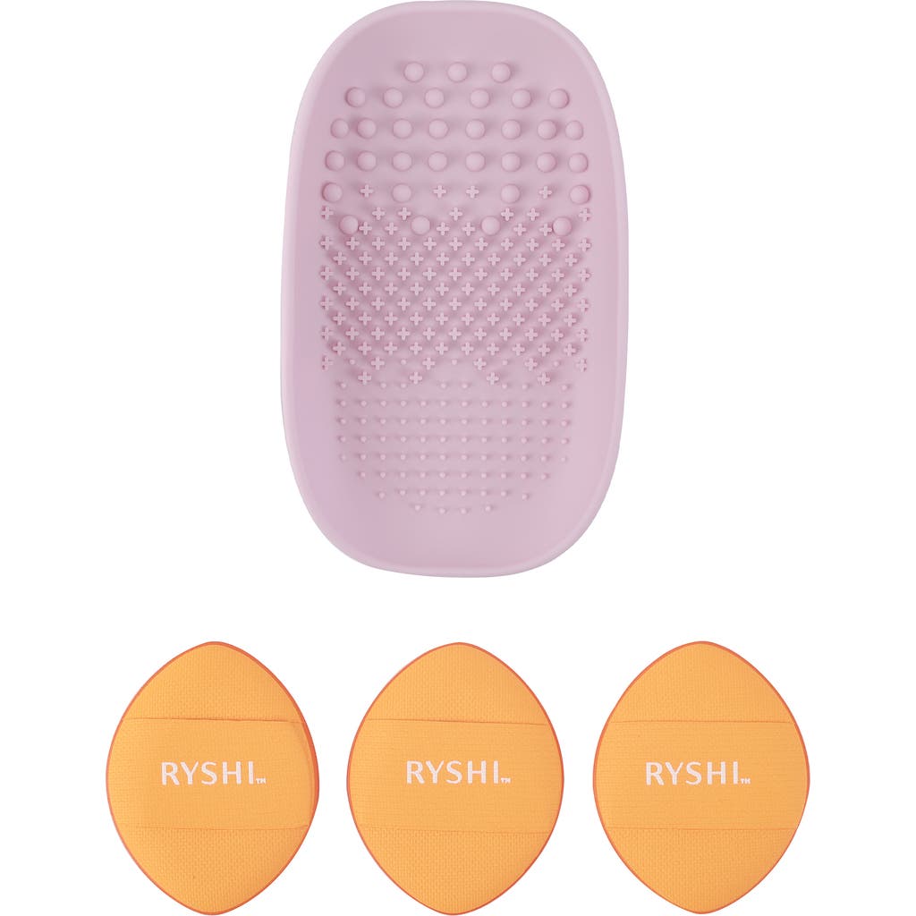 Pursonic Precision & Care Beauty Bundle Finger Beauty Blenders + Brush Cleaning Tool In Multi
