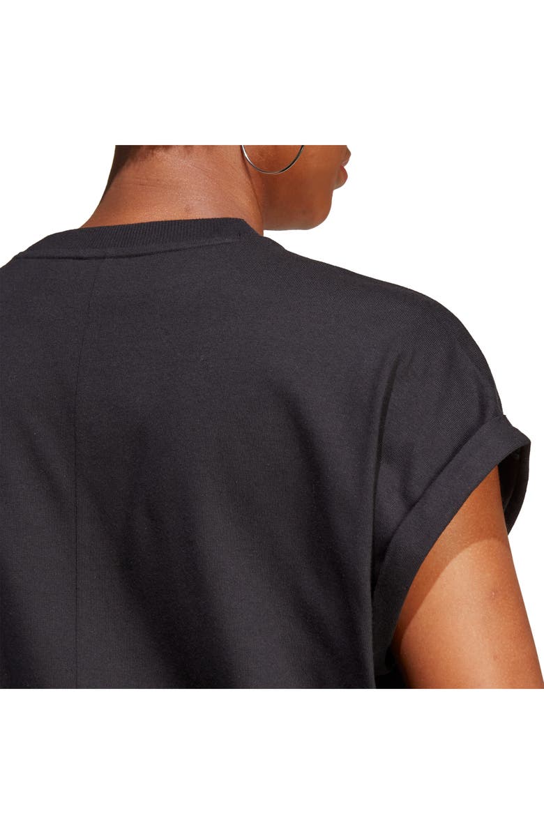 adidas Originals Cotton T-Shirt Dress, Alternate, color, 