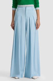 Alice + Olivia Blaire Pleated Wide Leg Pants