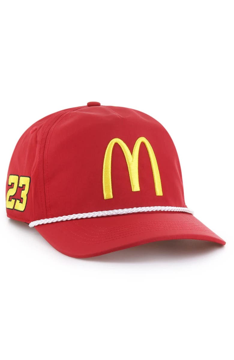 '47 Men's '47  Red Bubba Wallace Hitch Rope Adjustable Hat, Main, color, 