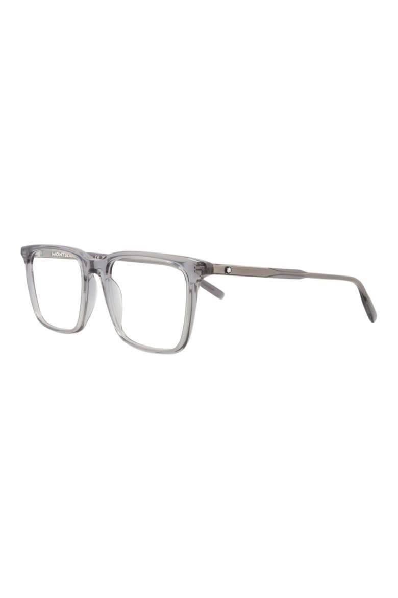 54mm Rectangle Optical Frames, Alternate, color, GREY GREY TRANSPARENT