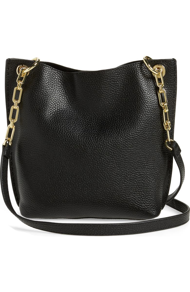 Ted Baker London Mini Holiiee Leather Crossbody Bag, Alternate, color,