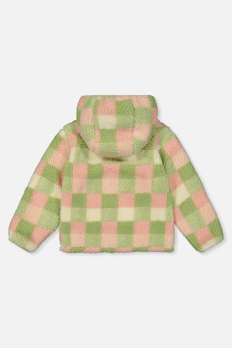 Reversible Fleece Mid-Season Hooded Jacket, Alternate, color, Pale Dusty Pink