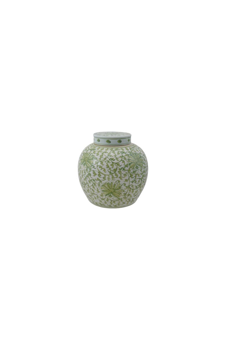Vintage Reproduction Ginger Jar, Main, color, Green