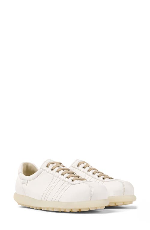 Camper Pelotas Ariel Low Top Sneaker In White Natural