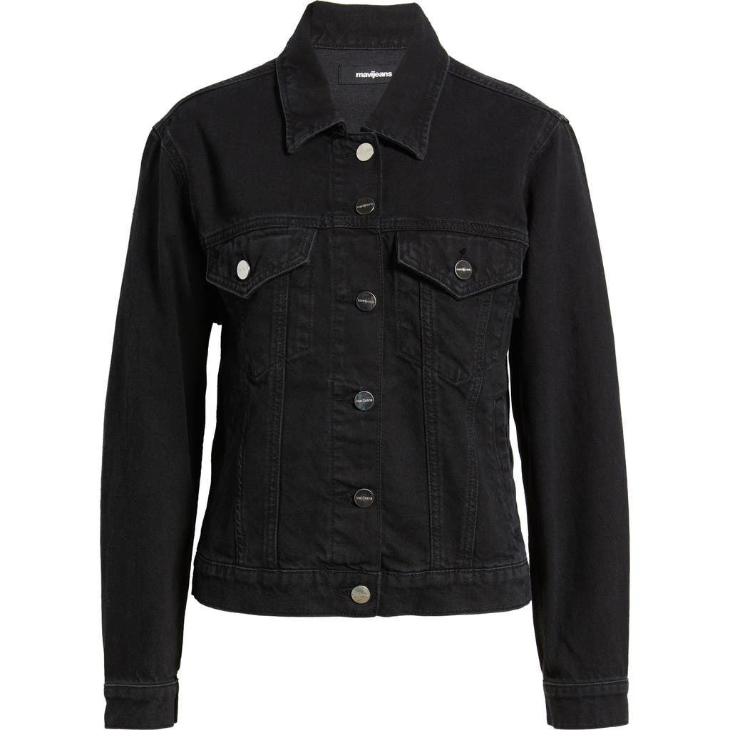 Mavi Jeans Ruby Dark Smoke Icon In Black