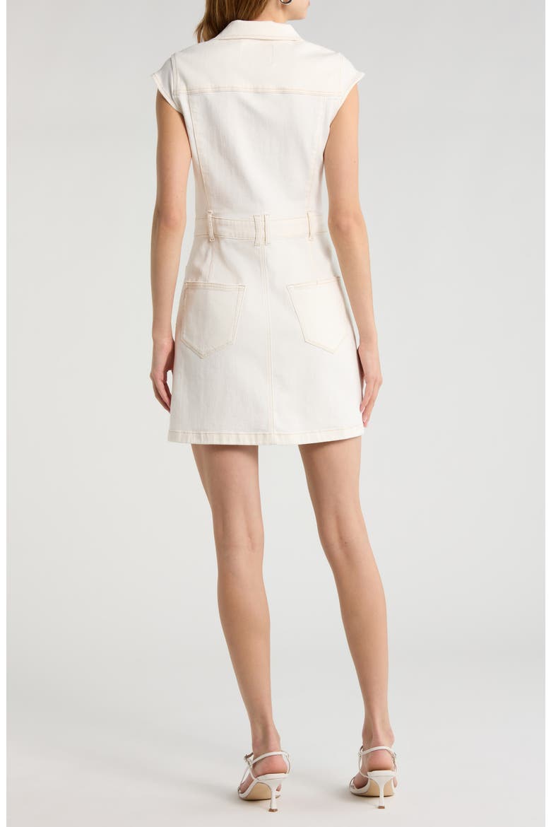 Jaxsyn Denim Minidress, Alternate, color, TOASTED ECRU