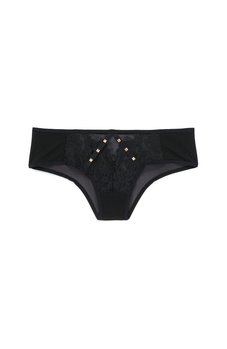 Adore Me Emmeline Cheeky Panties, Alternate, color, Black