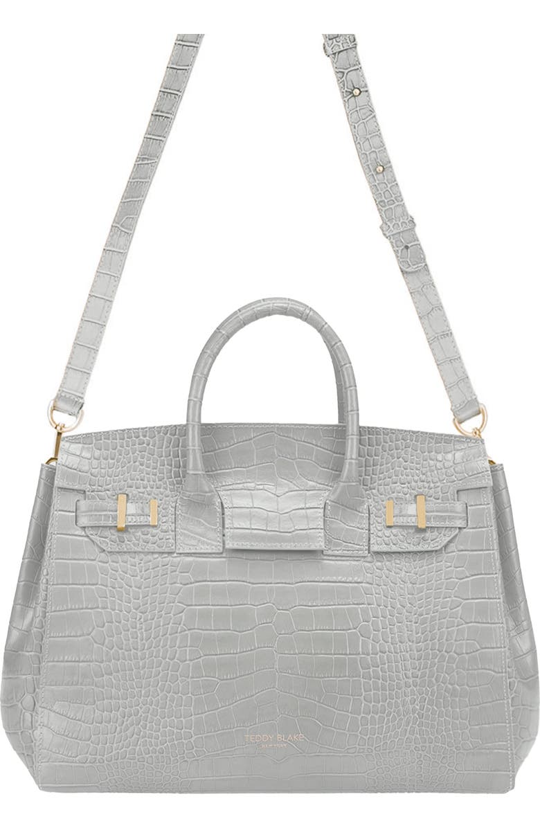 Teddy Blake Gigi Croco 13", Alternate, color, Light Grey