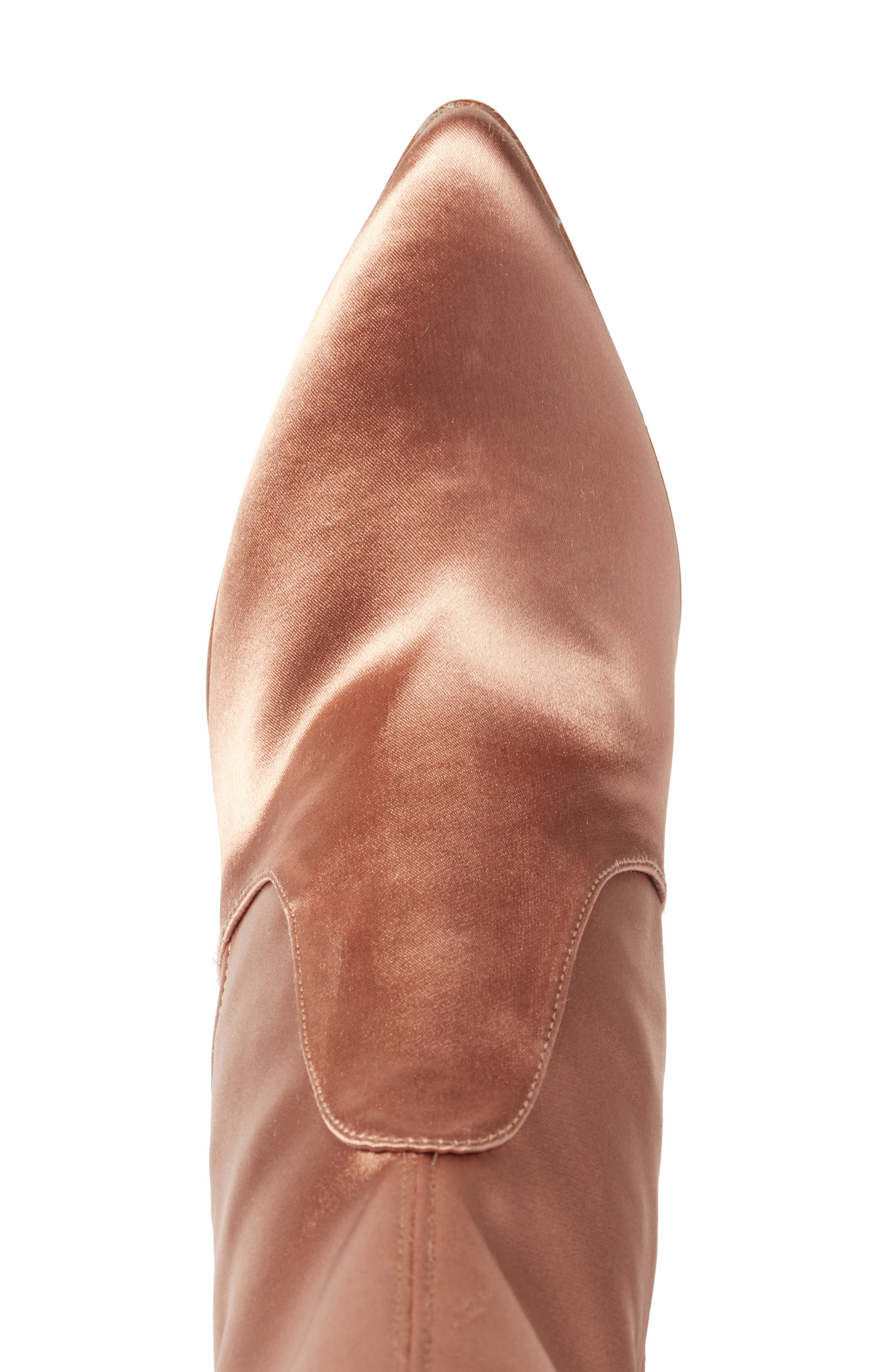 Clinger Stretch Bootie, Alternate, color, ADOBE STRETCH SATIN